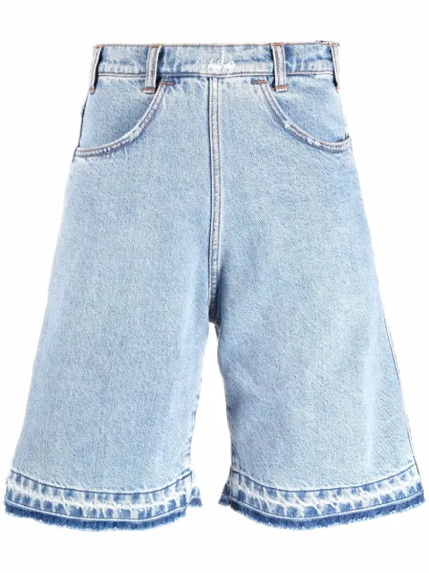Philosophy Di Lorenzo Serafini wide-leg denim shorts Blue AEF212G03085730