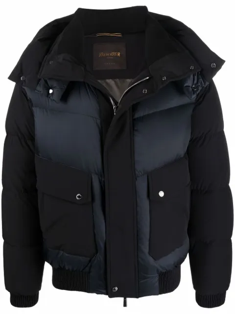 Moorer padded down jacket Blue ROBERTOSHK
