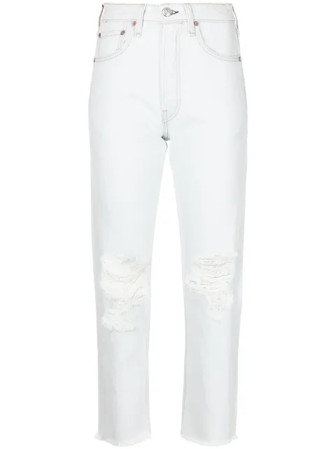 rag & bone Maya high-rise slim-cut jeans Blue WDD21P2747B1DH