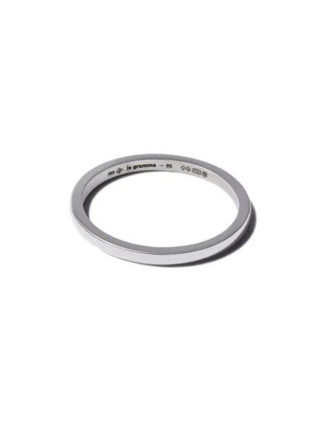 Le Gramme 18kt white gold 2g ring Silver LGAOBPOF01102