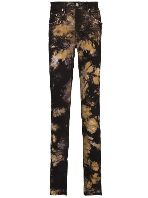 Purple Brand P001 tie-dye jeans Black P001BCT