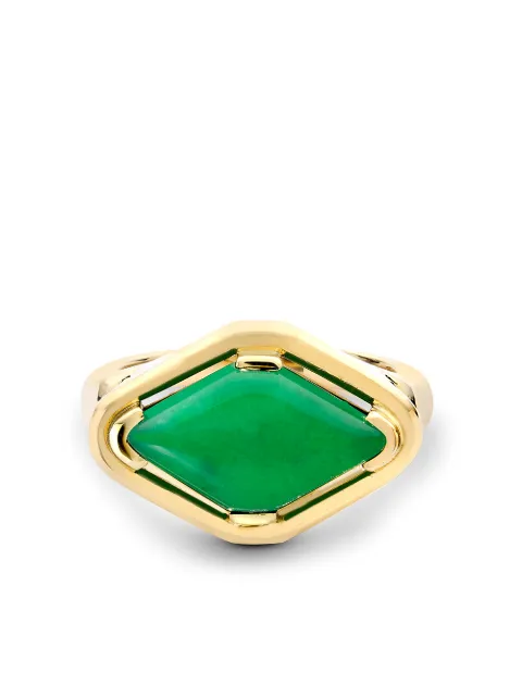 Pragnell Vintage 18kt yellow gold Contemporary Jadeite ring Gold 272020