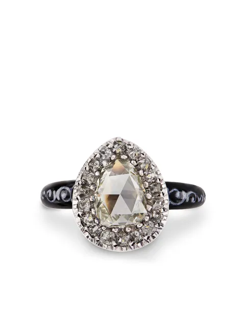 Pragnell Vintage 1714-1830 18kt yellow gold and silver Georgian diamond ring Gold 154251