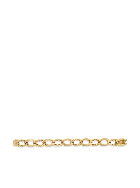 Boucheron Pre-Owned 1941-1960 18kt yellow gold Retro chain-link bracelet Gold 1154152