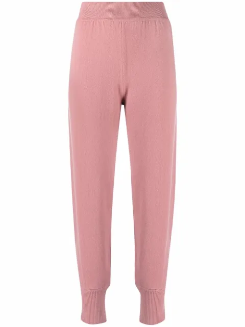 Alberta Ferretti high-rise knitted sweatpants Pink AEF212U03806602