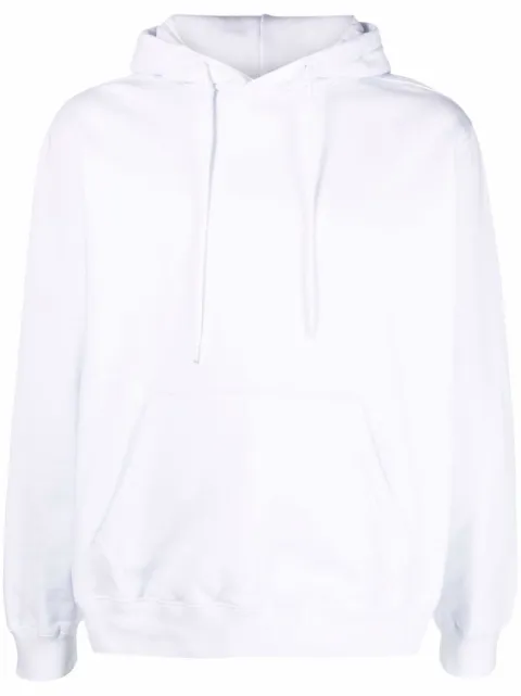 MSGM logo-print hooded jumper White 2000MM535200001