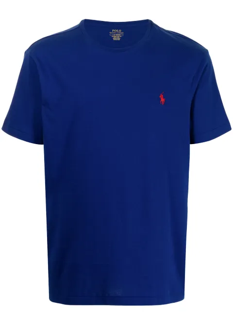Polo Ralph Lauren logo-embroidered T-shirt Blue 710671438144