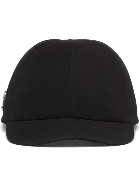 Prada wool-felt baseball cap Black 2HC2492DUF