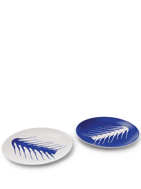 Cassina Arête two-set dessert plates White GNRCP31