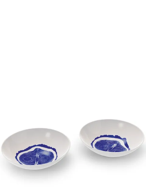 Cassina Tronc two-set soup plates White GNRCP22