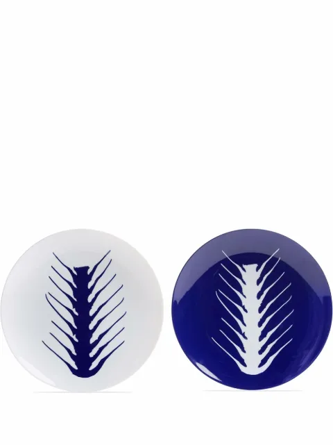 Cassina Arête set-of-two decorative plates White GNRCP11