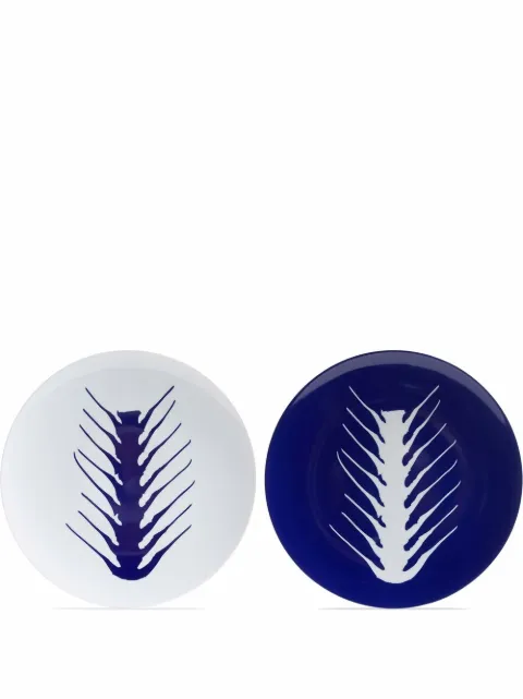 Cassina Arête set-of-two decorative plates White GNRCP01