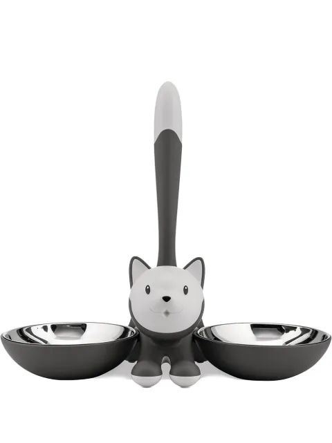 Alessi Tigrito cat bowl Grey AMMI09GREY