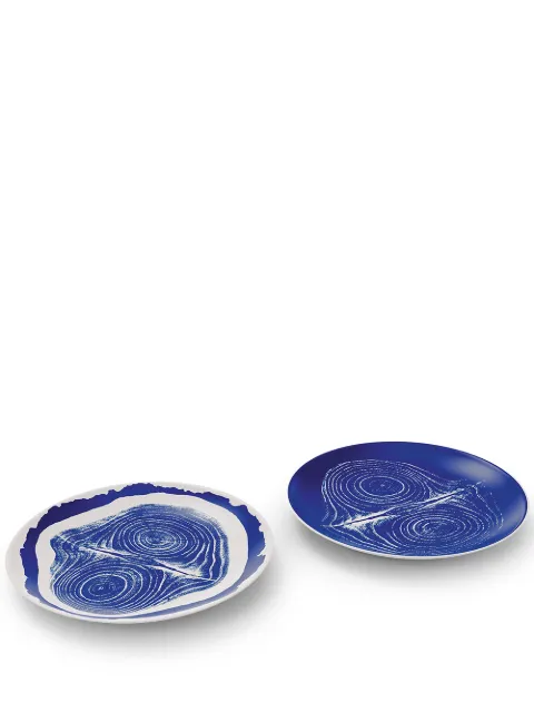 Cassina Tronc dessert plates (set of 2) White GNRCP32