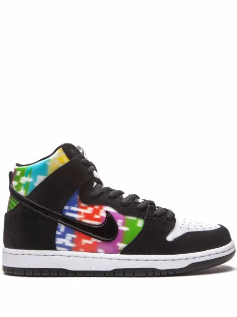 Nike SB Dunk High "TV Signal" sneakers Black CZ2253