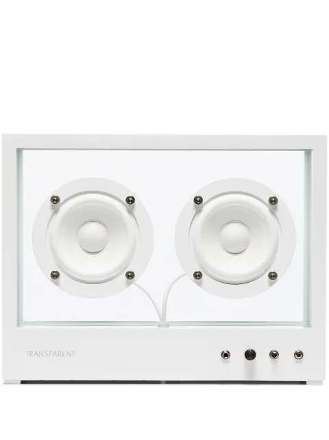 Transparent small transparent speaker White STSW