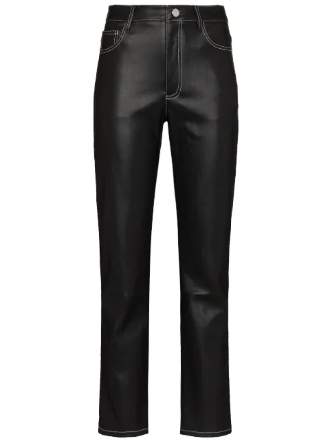 STAUD Elliot straight-leg trousers Black 2596196BLK