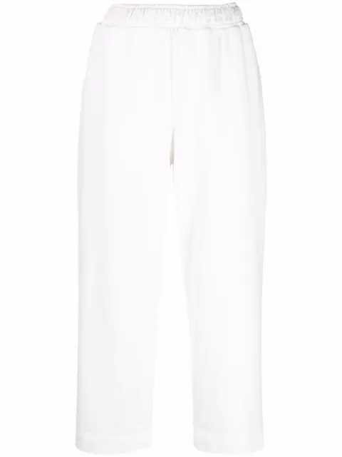 Proenza Schouler White Label straight-leg track pants White WL2216106JC149