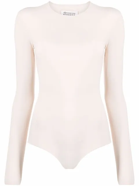 Maison Margiela long-sleeve crew-neck body Neutrals S51NA0056S20518