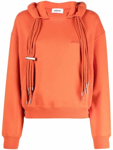 AMBUSH multicord cotton hoodie Orange BWBB004F21FLE0012222