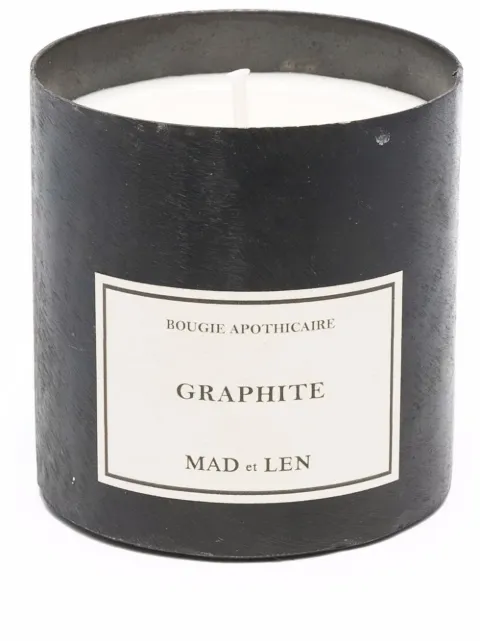 MAD et LEN Graphite scented candle (300g) Black MLBAPGRA