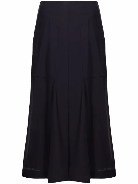 Ferragamo high-waisted midi skirt Black 745992