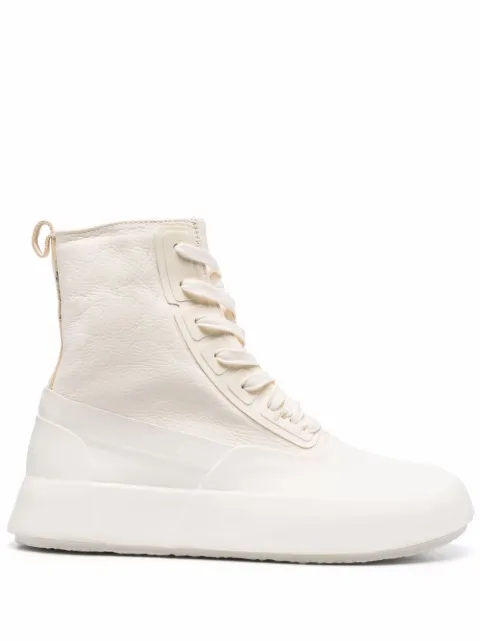 AMBUSH Vulcanized hi-top sneakers White BWIE002F21MAT0010310