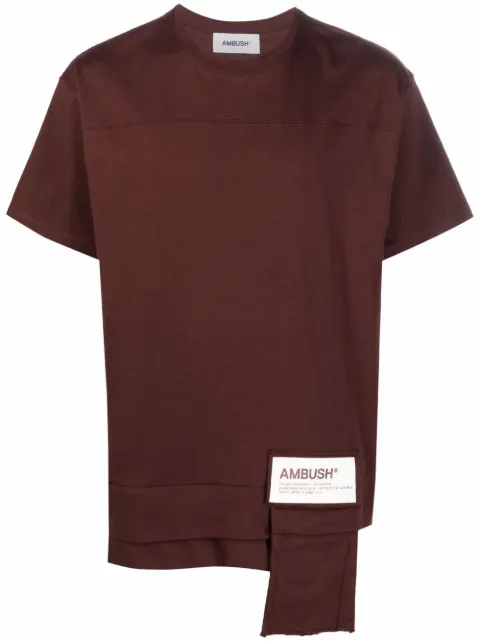 AMBUSH waist pocket T-shirt Brown BMAA004F21JER0012803