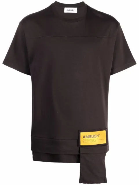 AMBUSH waist pocket T-shirt Brown BMAA004F21JER0016418