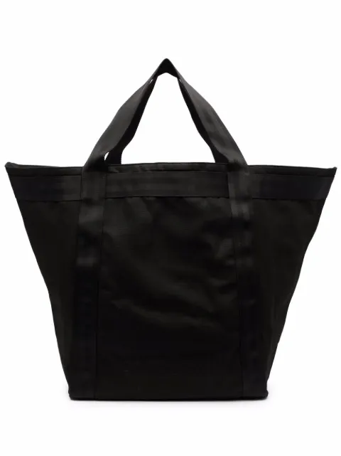 AMBUSH maxi embossed-logo tote bag Black BMNA007F21FAB0011010