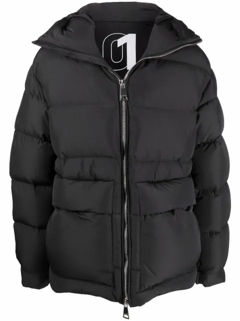 Khrisjoy feather down rear-logo parka Black BFPM033NNYBK01