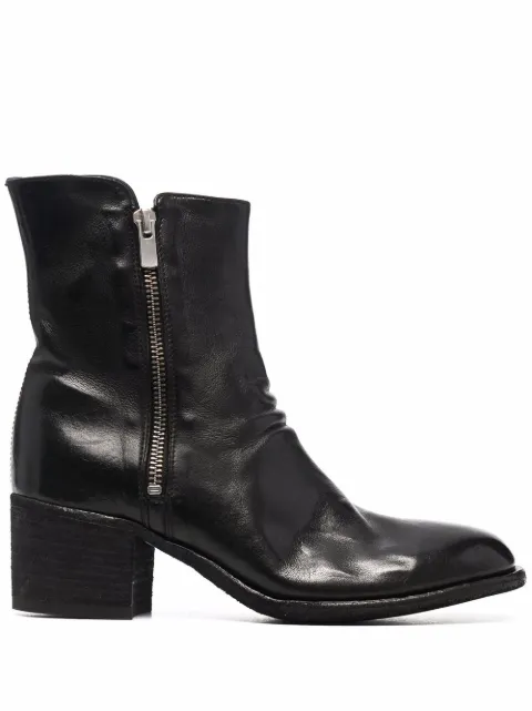Officine Creative Denner 103 leather boots Black OCDDENN103IGNIS1000