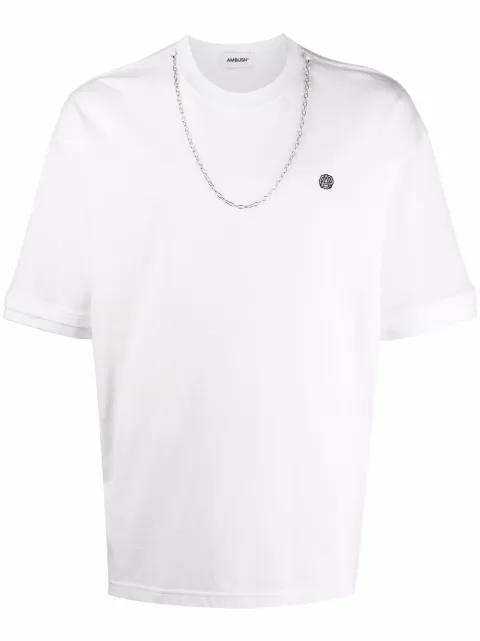 AMBUSH chain collar T-shirt White BMAA010F21JER0010310