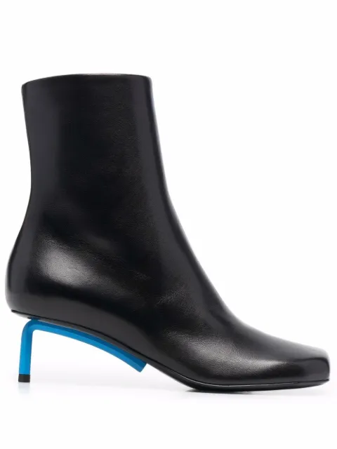 Off-White Allen 60mm ankle boots Black OWID011F21LEA001
