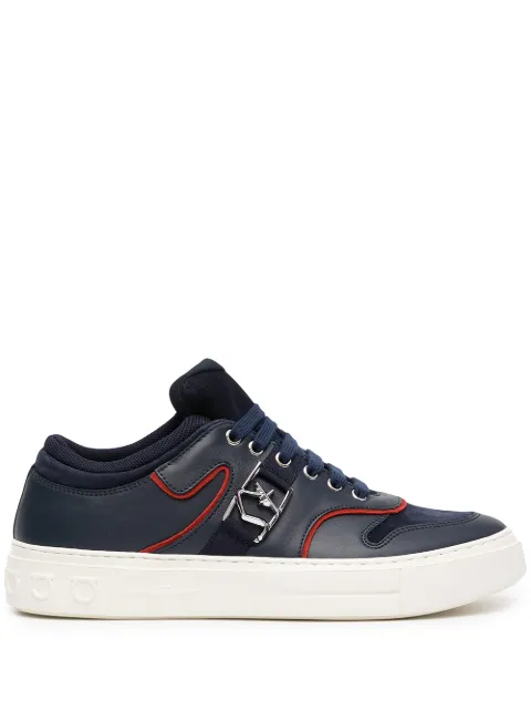 Ferragamo Borg logo low-top sneakers Blue 748660