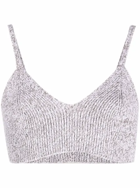 Off-White Languid knitted top White OWHA075F21KNI0010100
