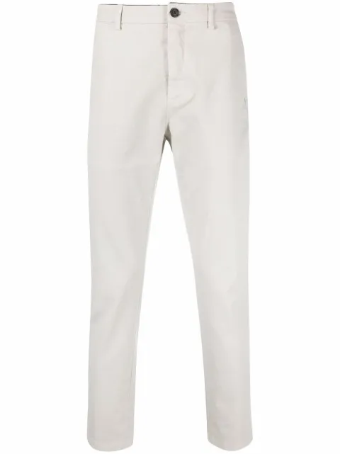Department 5 straight-leg cotton-blend trousers Neutrals UP0051TS0031