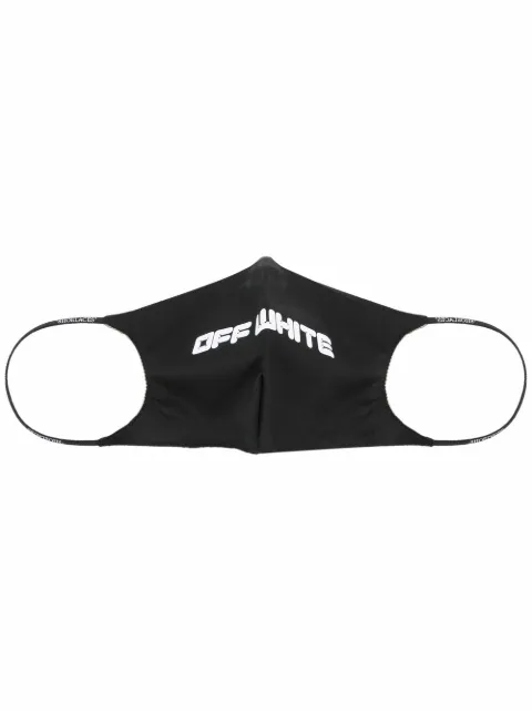Off-White Arrows logo face mask Black OMRG003F21FAB0021001