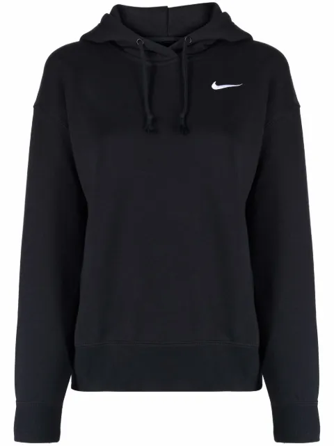 Nike Swoosh-embroidered hoodie Black CZ2590