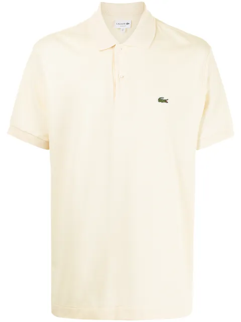 Lacoste logo-embroidered polo shirt Neutrals 1212