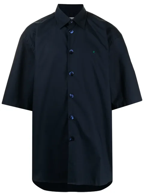 Raf Simons Teenage Dreams bowling shirt Blue 211M29210007