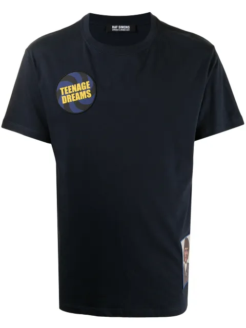 Raf Simons Teenage Dreams T-shirt Blue 211M10219001