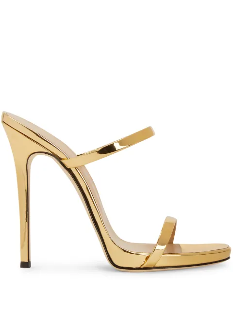 Giuseppe Zanotti 120mm Darsey sandals Gold I000073H02
