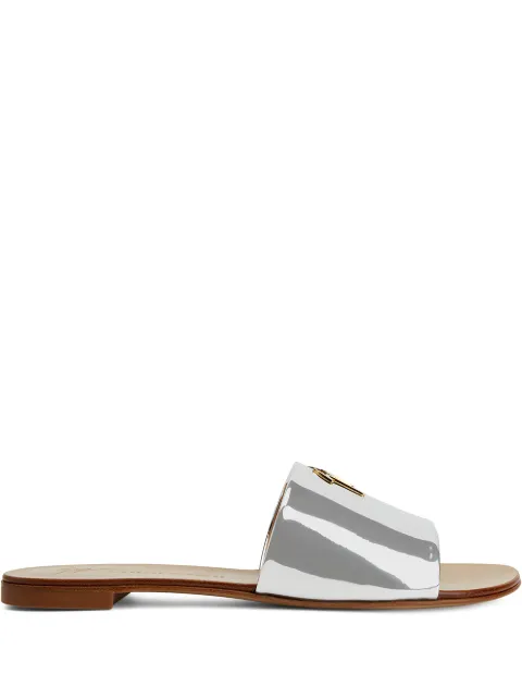 Giuseppe Zanotti Shirley metallic sandals Silver I000080H02