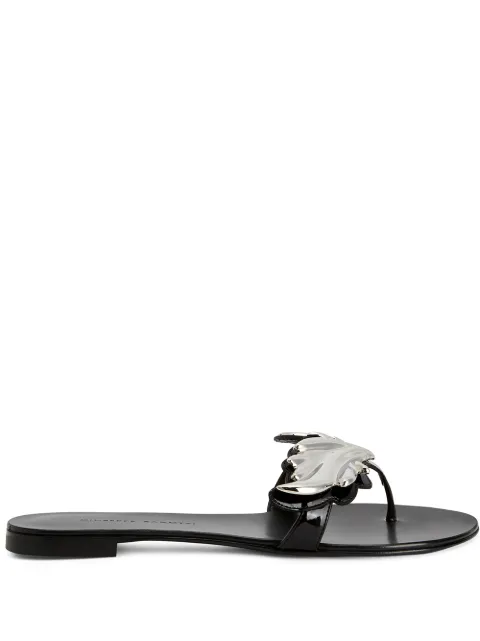 Giuseppe Zanotti Cruel flat sandals Black I000090H02