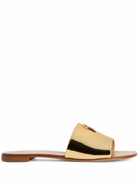Giuseppe Zanotti Shirley metallic sandals Gold I000080H03
