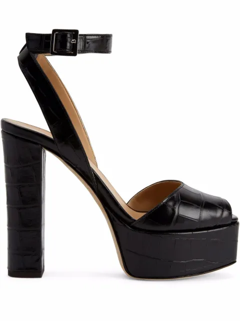 Giuseppe Zanotti 120mm Betty platform sandals Black I000086H02