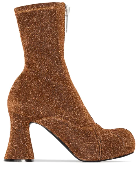 Stella McCartney glitter Duck City 80mm boots Neutrals 800437KF0037062