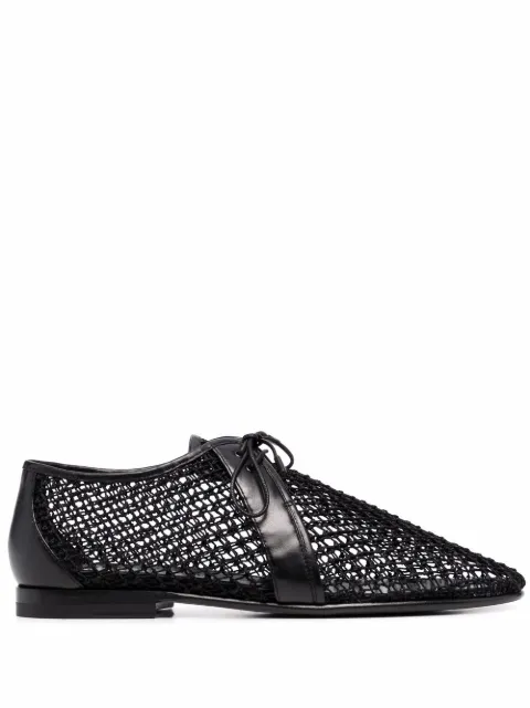 Saint Laurent Timothee mesh shoes Black 6490032OX40