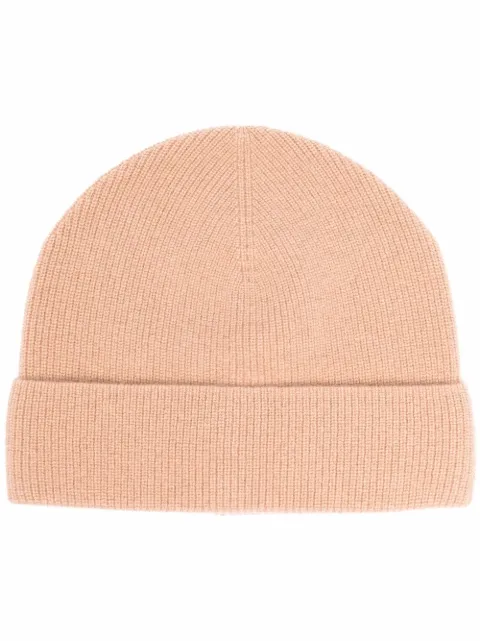 SANDRO cashmere-knit beanie Neutrals SHABO00490